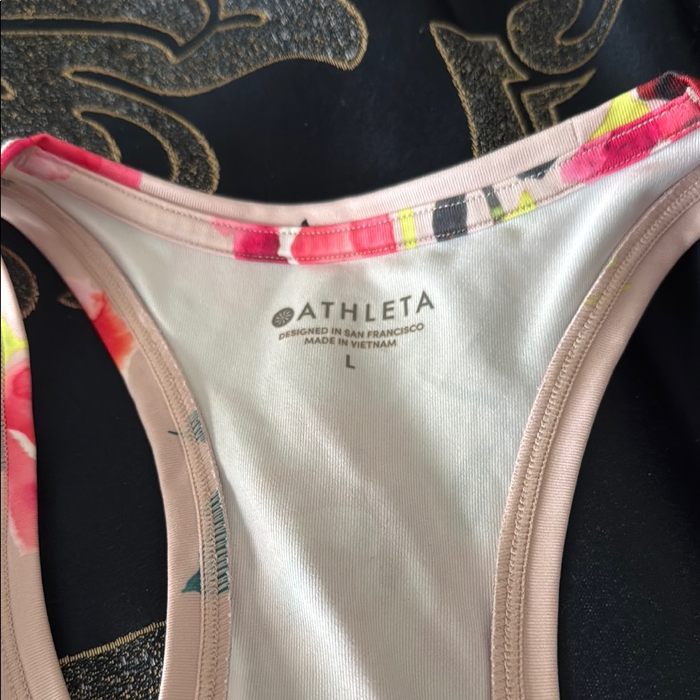 Athleta Multicolor Racerback Tank - Picture 2 of 4